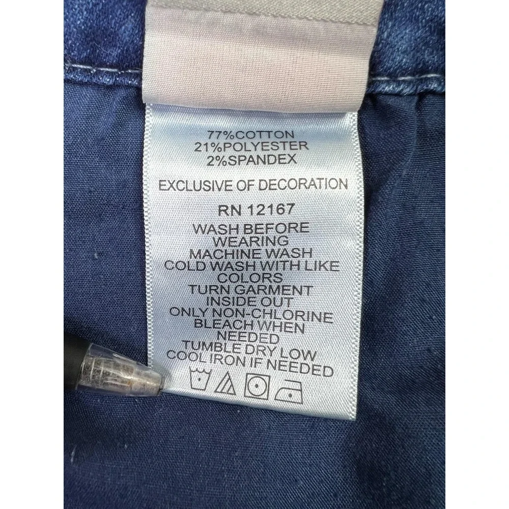 Laurie Felt Jeans Womens 26W Blue Daisy Denim Boyfriend Medium Wash A471814‎